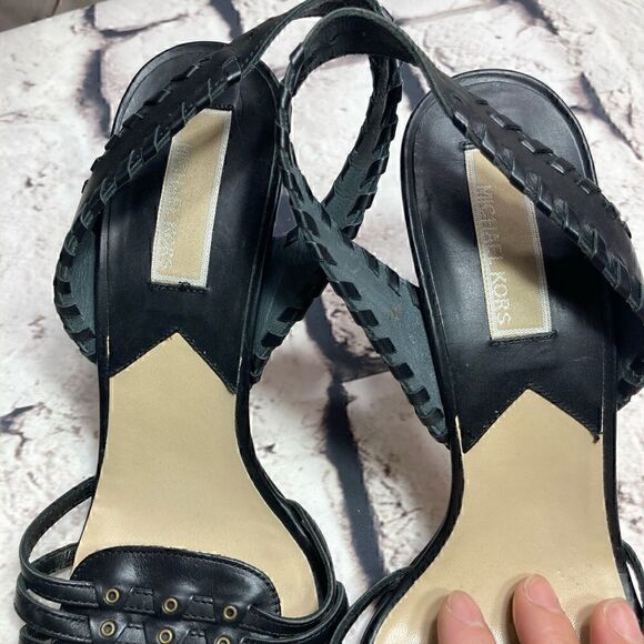 8.5 MICHAEL KORS COLLECTION D’Orsay sandals EUC - Picture 13 of 16